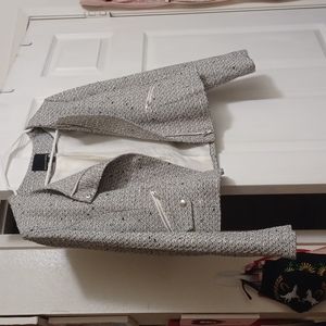 Like new banana republic light gray coat size 4